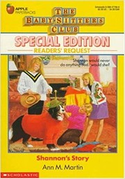 Front cover of Shannon's story by Ann M. Martin