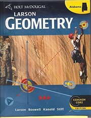 Cover of Holt McDougal Larson Geometry by HOLT MCDOUGAL