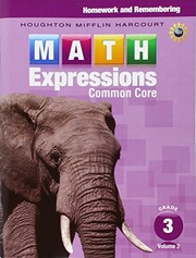 Cover of Math Expressions by HOUGHTON MIFFLIN HARCOURT
