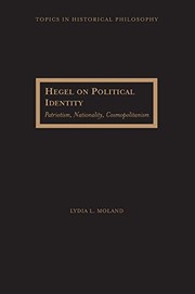 Front cover of Hegel on political identity by Lydia L. Moland
