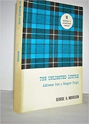 Cover of The Unlighted Lustre by Morrison, George H.