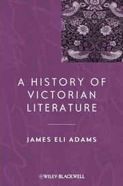 Front cover of A history of Victorian literature by James Eli Adams