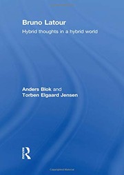 Cover of Bruno Latour by Anders Blok