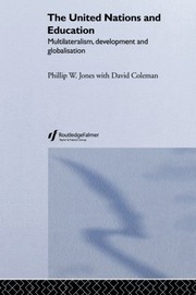 Front cover of The United Nations and Education by David Coleman