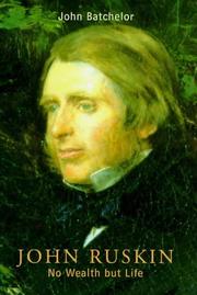 Cover of John Ruskin by Batchelor, John