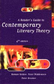 Front cover of A reader's guide to contemporary literary theory by Raman Selden
