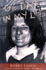 Front cover of One day in my life by Bobby Sands