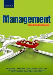 Cover of Management  4th South African edition by Don Hellriegel
