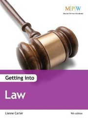 Cover of Getting Into Law. by Lianne Carter