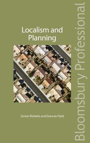 Cover of Localism and Planning by Duncan Field