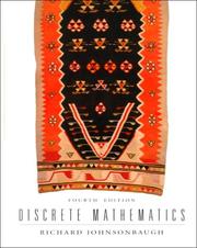 Cover of Discrete mathematics by Richard Johnsonbaugh