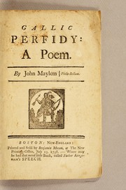 Cover of Gallic perfidy by John Maylem