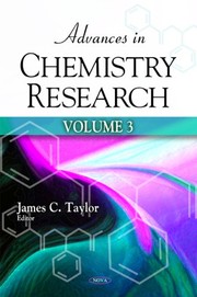 Cover of Advances in Chemistry Research by Taylor, James C.