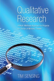 Cover of Qualitative Research by Tim Sensing