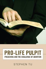 Cover of Pro-Life Pulpit by Stephen Tu