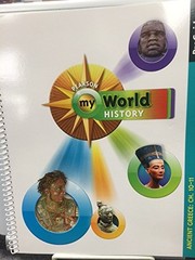 Front cover of Pearson My World History by et. al George Sabato