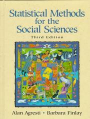 Cover of Statistical methods for the social sciences by Alan Agresti