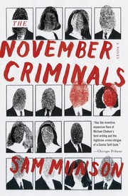 Front cover of The November criminals by Sam Munson