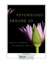 Cover of Psychology Around Us by Ronald Comer