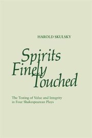 Cover of Spirits finely touched by Harold Skulsky