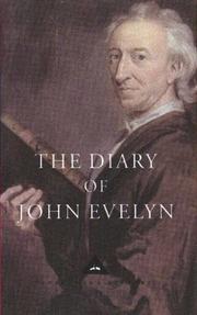 Front cover of Diary of John Evelyn by John Evelyn