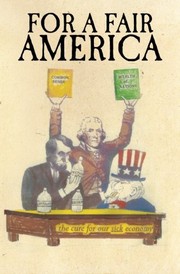 Cover of For a Fair America by John Gutta