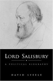 Cover of Lord Salisbury by E. D. Steele