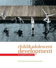 Cover of Child and Adolescent Development by David F. Bjorklund