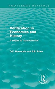 Front cover of Verification in Economics and History by Omar F. Hamouda