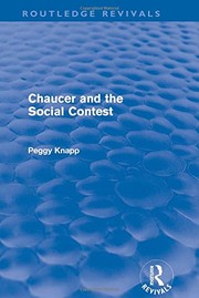 Front cover of Chaucer and the Social Contest by Peggy Knapp