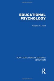 Front cover of Educational psychology by Charles Hubbard Judd
