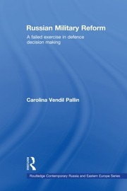 Front cover of Russian military reform by Carolina Vendil Pallin