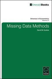 Cover of Missing Data Methods by David M. Drukker