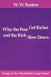 Cover of Why the poor get richer and the rich slow down by Walt Whitman Rostow