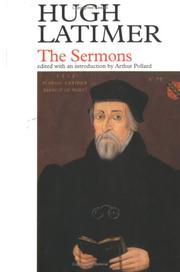 Cover of Sermons by Hugh Latimer