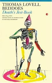 Cover of Death's jest-book by Thomas Lovell Beddoes