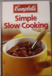 Cover of Campbell's Simple Slow Cooking by Campbell Soup Company