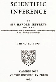 Cover of Scientific inference by Harold Jeffreys