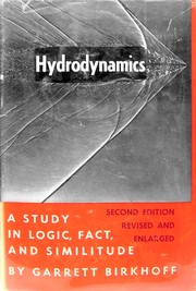 Cover of Hydrodynamics by Garrett Birkhoff