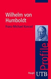 Front cover of Wilhelm von Humboldt by Wilhelm von Humboldt