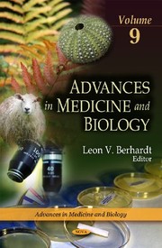 Cover of Advances in Medicine and Biology by Leon V. Berhardt