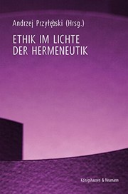 Front cover of Ethik im Lichte der Hermeneutik by Andrzej Przyłębski