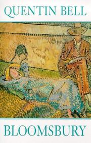 Cover of Bloomsbury by Quentin Bell