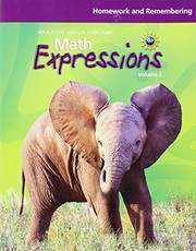 Cover of Math Expressions, Grade 3 Homework and Remembering Consumable by HOUGHTON MIFFLIN HARCOURT