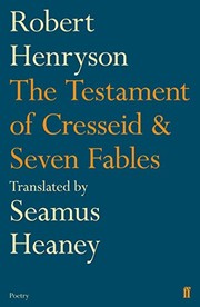 Front cover of The testament of Cresseid by Robert Henryson