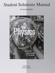 Front cover of Student Solutions Manual to accompany Physics by Alan Giambattista