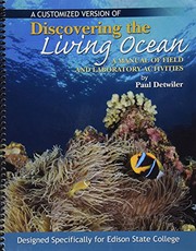 Front cover of Discovering the Living Ocean by DETWILER  PAUL