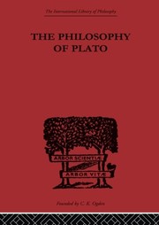 Front cover of The Philosophy of Plato by Rupert C. Lodge