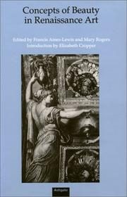 Front cover of Concepts of beauty in Renaissance art by Francis Ames-Lewis