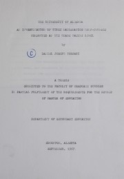 Front cover of An investigation of three mathematics half-courses conducted at the grade twelve level by Daniel Joseph Tessari